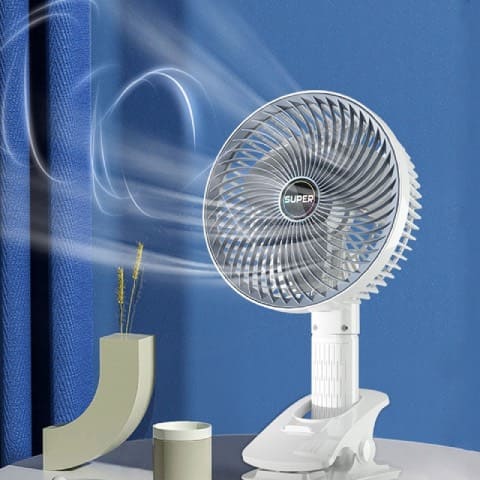 Ventilador eléctrico portátil recargable por USB