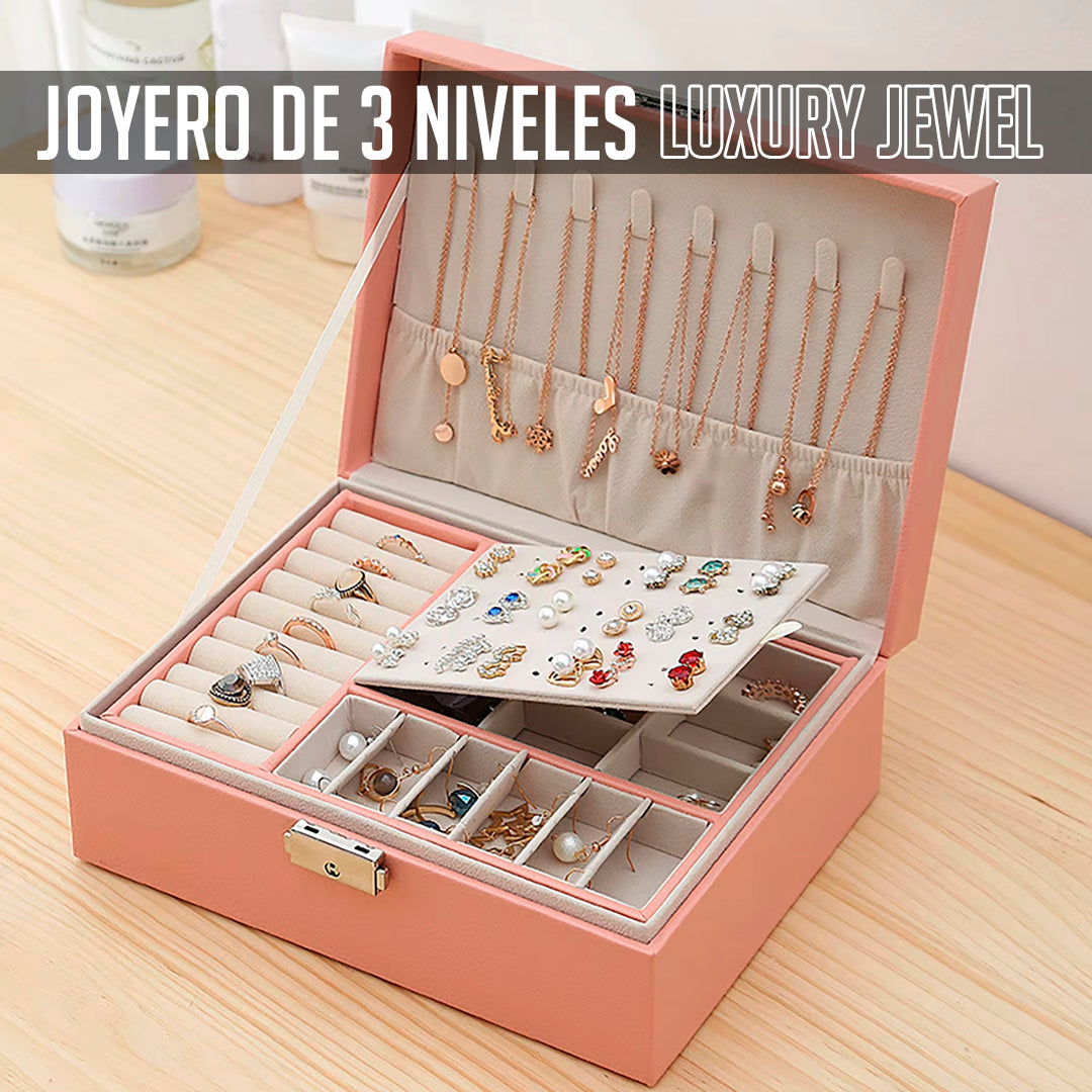 JOYERO DE 3 NIVELES - LUXURY JEWEL™