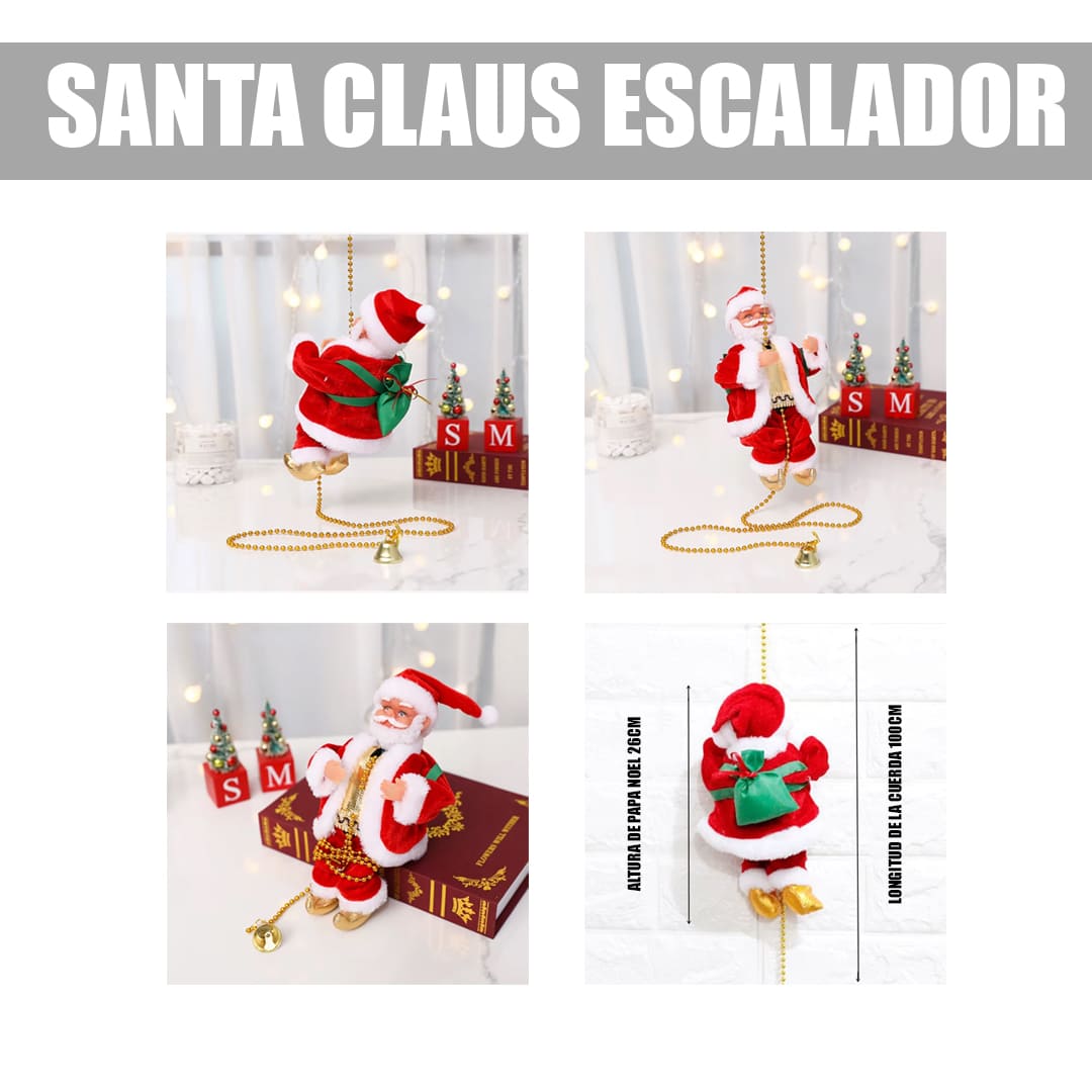 SANTA CLAUS ESCALADOR