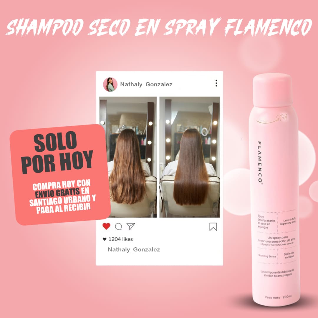 SHAMPOO EN SECO EN SPRAY - FLAMENCO®