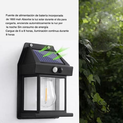 Lampara solar de exterior para pared - ECOLIGHTS