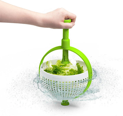 SaladSpin Pro - Escurridor de ensaladas (LLÉVATE GRATIS UNA BOQUILLA 360° PARA LA LLAVE)