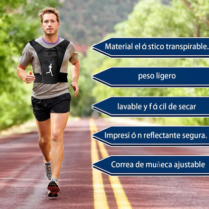 Chaleco Fitness con Bolsillos - Running Vest