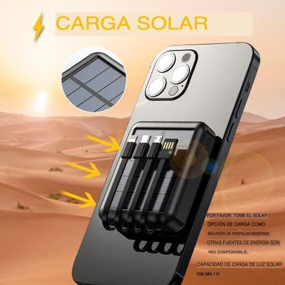 Cargador solar de celular multi-dispositivo