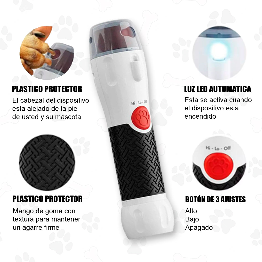 LIMADOR DE UÑAS ELECTRICO MASCOTAS - PAW PERFECT ™