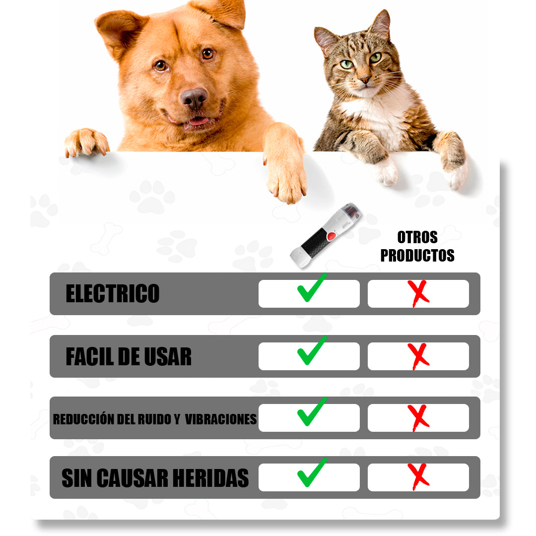 LIMADOR DE UÑAS ELECTRICO MASCOTAS - PAW PERFECT ™