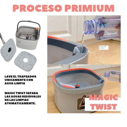 SUPER MOPA 360 CON BALDE - MAGIC TWIST™