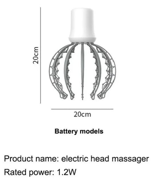 Masajeador Eléctrico de Cabeza