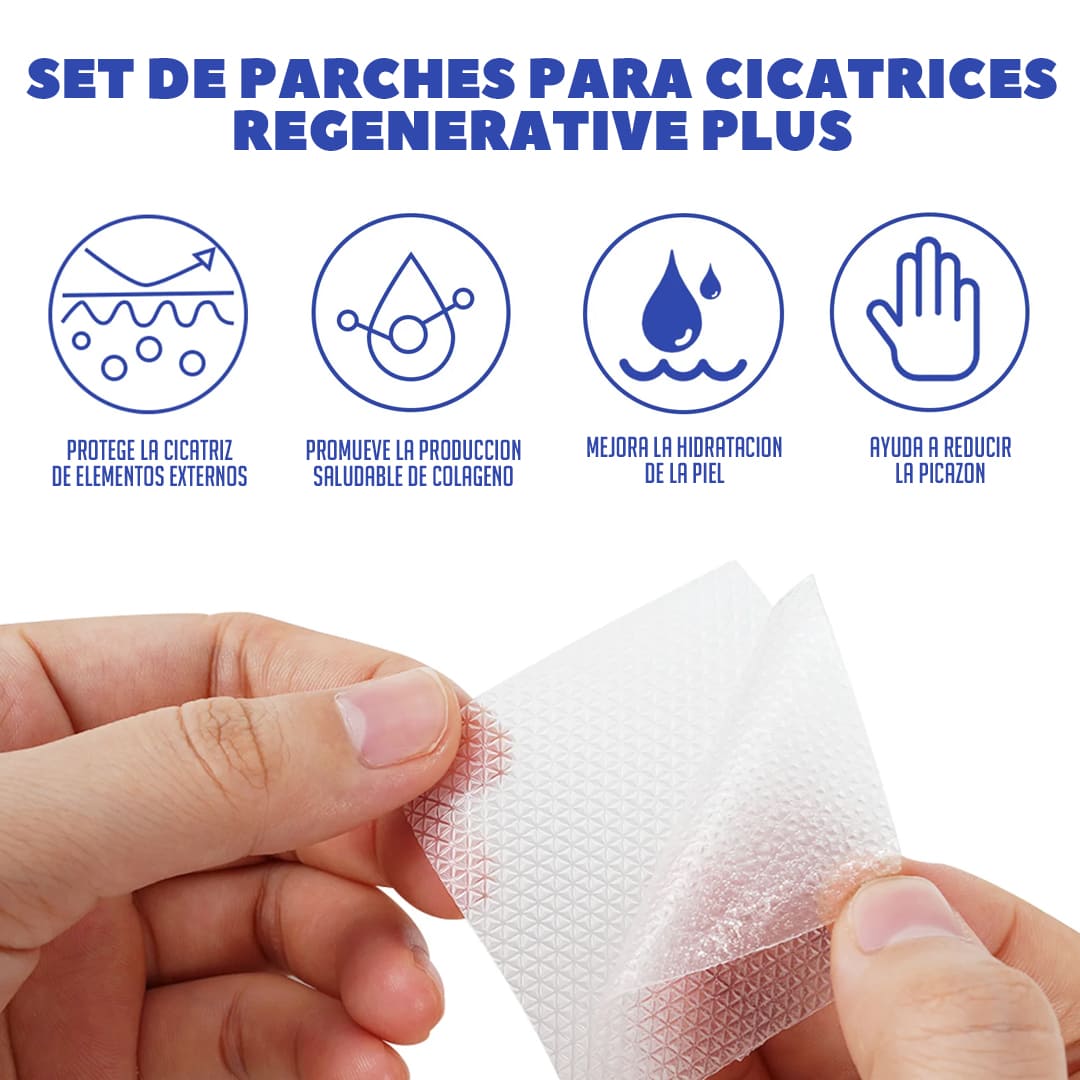 SET DE PARCHES PARA CICATRICES - REGENERATIVE PLUS