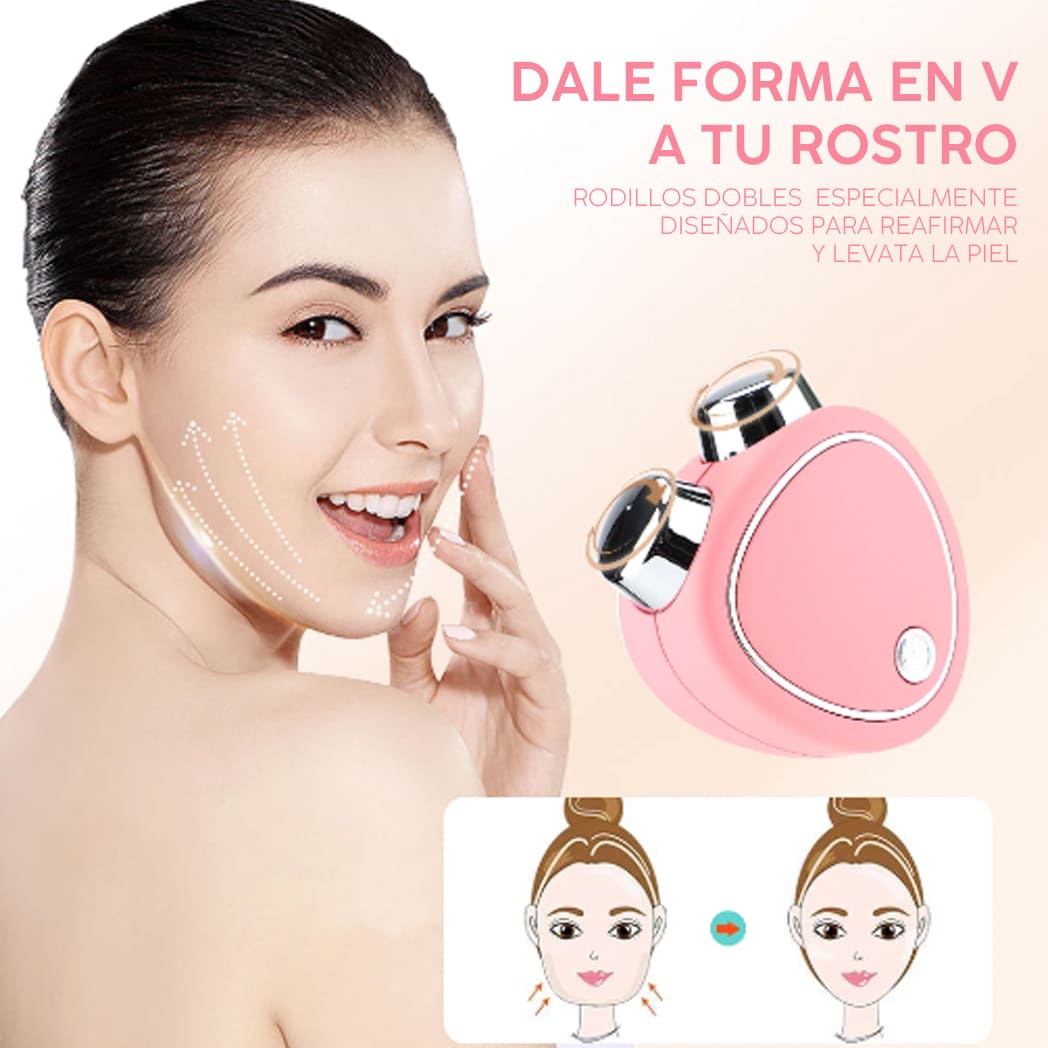 MASAJEADOR FACIAL DE MICROCORRIENTE - SKINDION