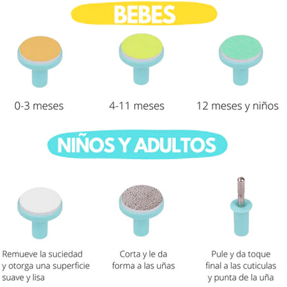 Limador de Uñas Eléctrico para Niños - Soft Baby