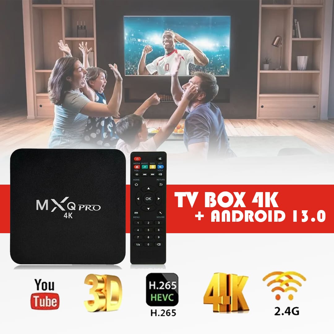 TV BOX 4K + ANDROID 13.0