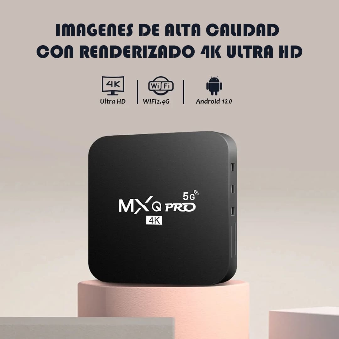 TV BOX 4K + ANDROID 13.0