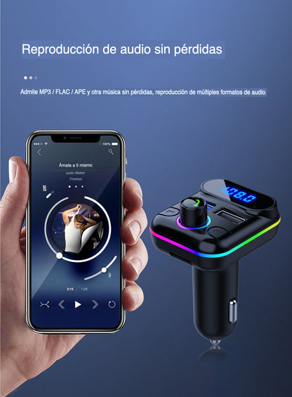 Cargador Bluetooth con rep. de Musica - Cally Car