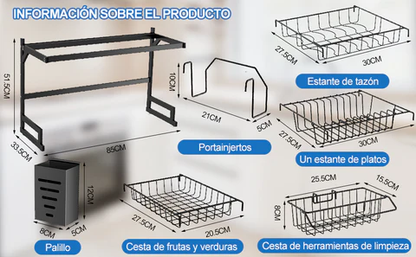 Rack de Cocina Para Platos