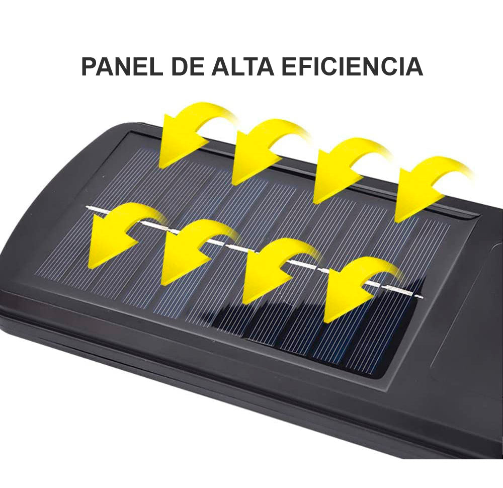 Foco Solar Led de Exterior Con Sensor De Movimiento + Control Remoto