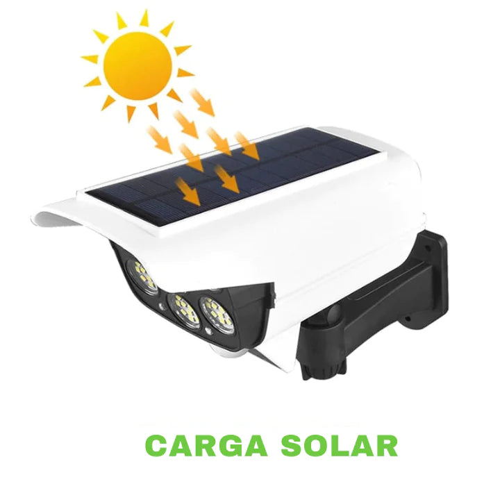 FOCO LED SOLAR - LAMPARA TIPO CAMARA ORIGINAL