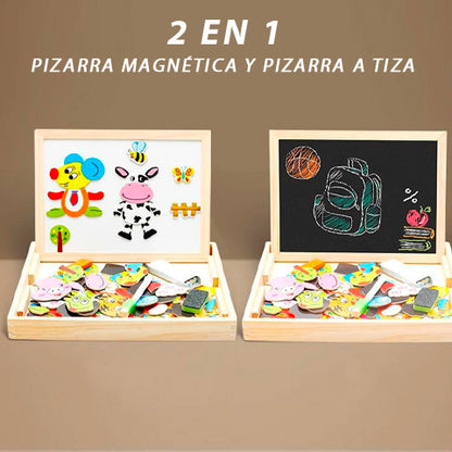 Pizarra de Dibujos Magnética 2 en 1 Montessori - Magic Draw