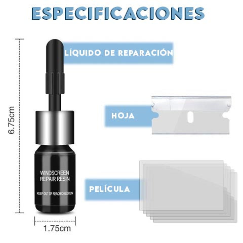 Nuevo Líquido Para Reparación De Vidrio - Liquid Repair