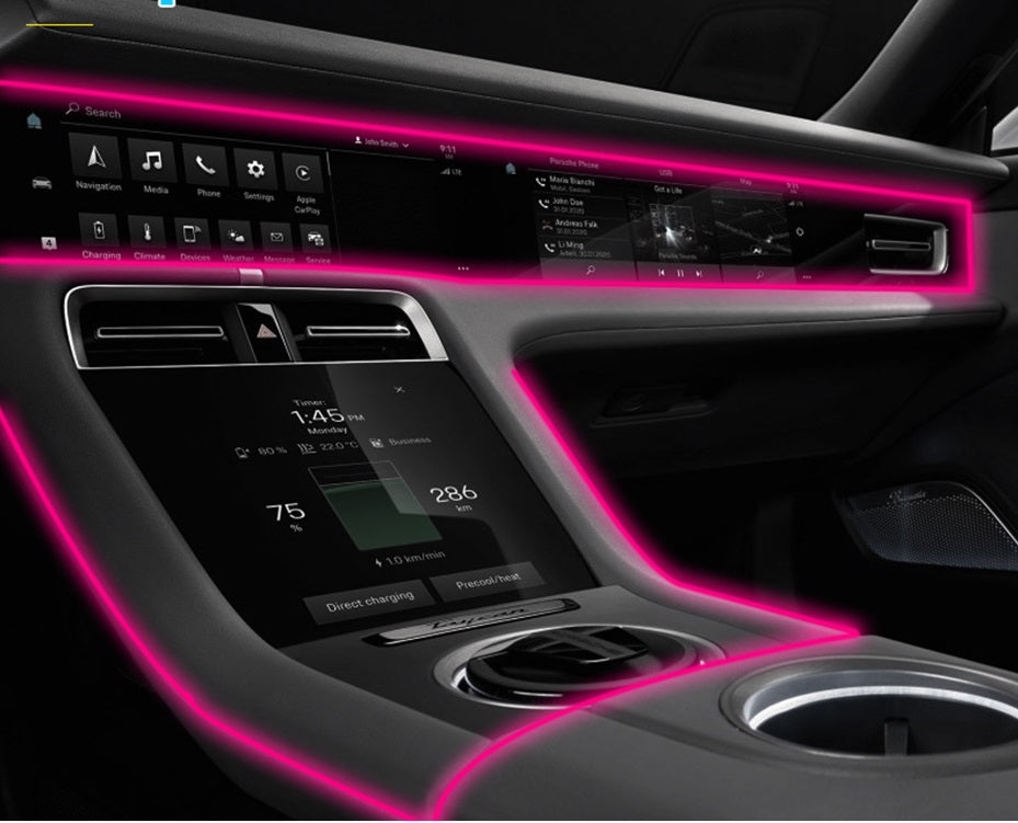 Luces interiores de coche USB